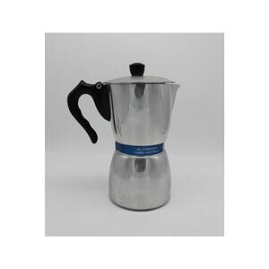 Vtg Silver Nova Espress Coffee Maker Kitchen Brevettata Made In Italy 3 Pieces